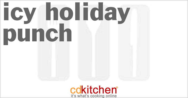 Icy Holiday Punch - CDKitchen.com
