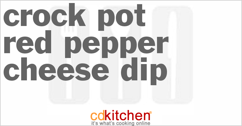 Red Pepper Cheese Dip - CDKitchen.com