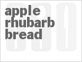 recipe for apple rhubarb bread