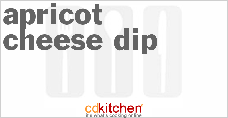 Apricot Cheese Dip - CDKitchen.com