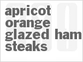 recipe for apricot-orange glazed ham steaks