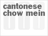 recipe for cantonese chow mein