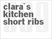 recipe for clara's kitchen short ribs