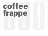 recipe for coffee frappe