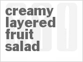 recipe for creamy layered fruit salad