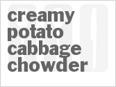 recipe for creamy potato cabbage chowder