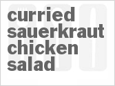 recipe for curried sauerkraut chicken salad