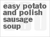 recipe for easy potato and polish sausage soup