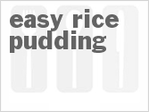 recipe for easy rice pudding