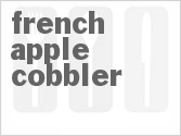 recipe for french apple cobbler