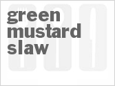 recipe for green mustard slaw