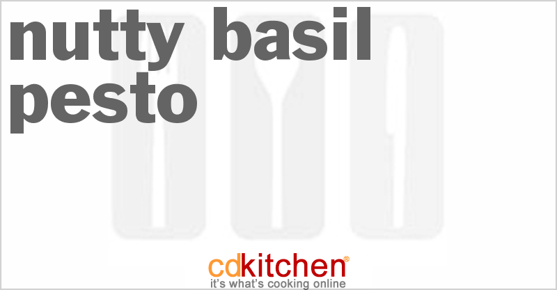 Nutty Basil Pesto - CDKitchen.com