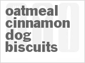 recipe for oatmeal cinnamon dog biscuits