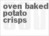 recipe for oven baked potato crisps