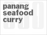 recipe for panang seafood curry