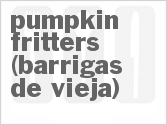 recipe for pumpkin fritters (barrigas de vieja)