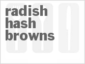recipe for radish hash browns