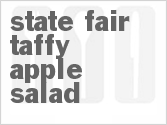 recipe for state fair taffy apple salad