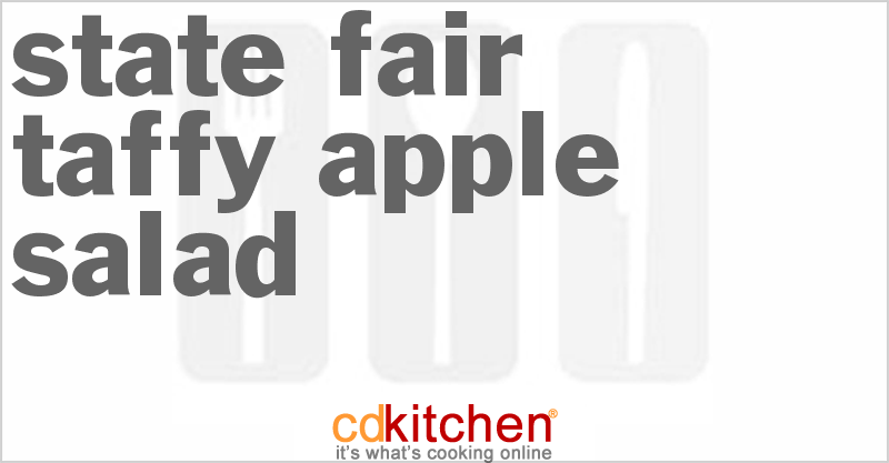 State Fair Taffy Apple Salad - CDKitchen.com