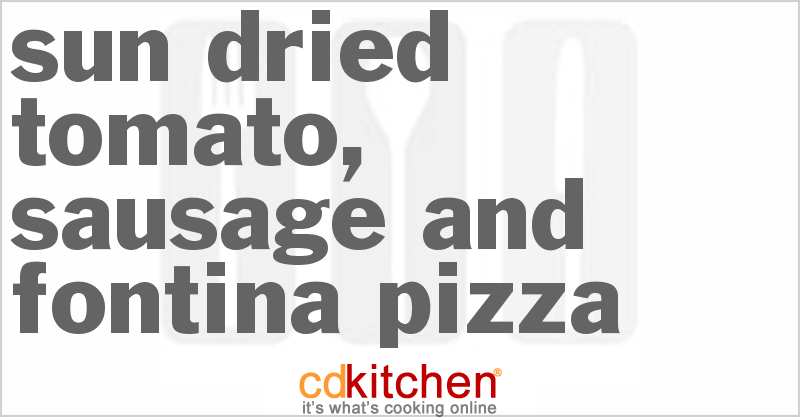 Sun-Dried Tomato, Sausage And Fontina Pizza - CDKitchen.com