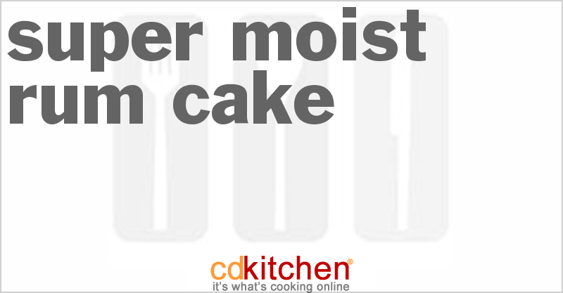 Super Moist Rum Cake - CDKitchen.com