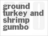 recipe for slow cooker ground turkey and shrimp gumbo