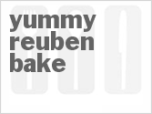 recipe for yummy reuben bake