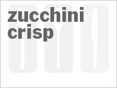 recipe for zucchini crisp