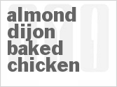 Almond Dijon Baked Chicken