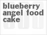 Blueberry Angel Food Cake