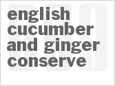 English Cucumber And Ginger Conserve