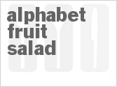 recipe for alphabet fruit salad