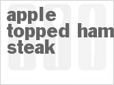 recipe for apple-topped ham steak