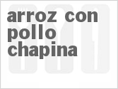 recipe for arroz con pollo chapina (guatemala style chicken and rice)