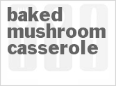 recipe for baked mushroom casserole