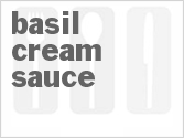 recipe for basil cream sauce
