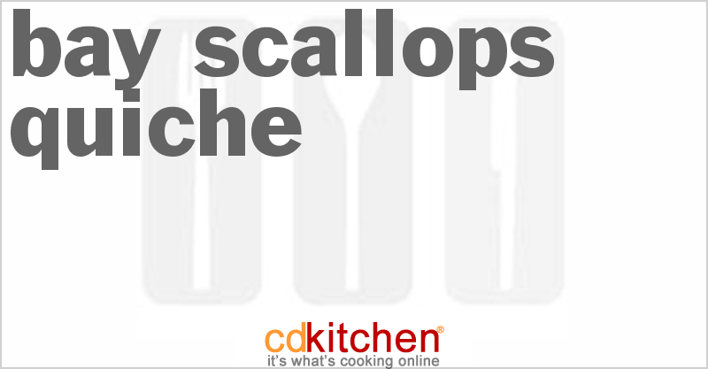 Bay Scallops Quiche - CDKitchen.com