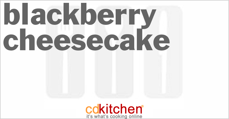 Blackberry Cheesecake - CDKitchen.com