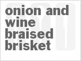 recipe for onion and wine braised brisket