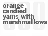 recipe for orange candied yams with marshmallows