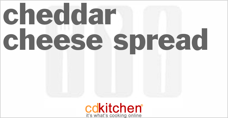 Cheddar Cheese Spread - CDKitchen.com