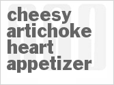 recipe for cheesy artichoke heart appetizer