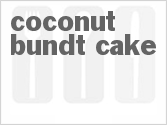 recipe for coconut bundt cake