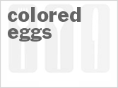 recipe for colored eggs