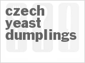 recipe for czech yeast dumplings