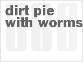 recipe for dirt pie with worms