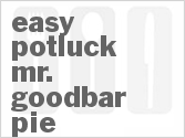 recipe for easy mr. goodbar pie