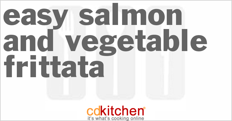Easy Salmon And Vegetable Frittata - CDKitchen.com