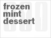 recipe for frozen mint dessert