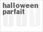 recipe for halloween parfait